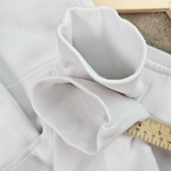 York University Sweatshirt Embroidered Crest Logo White Long Sleeve Womens Sz L - Picture 7 of 10